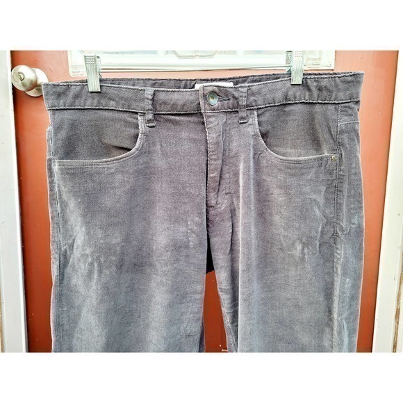 HP Calvin Klein Micro Corduroy, Slim Fit, Front Insert Pockets Men's Pants - Picture 3 of 11